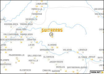 map of Guitarras