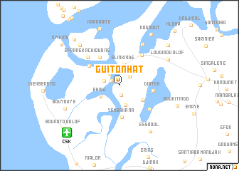 map of Guitonhat