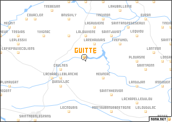 map of Guitté