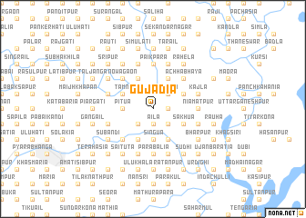 map of Gujādia
