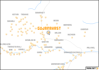 map of Gujāra Wast