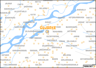 map of Gūjarke