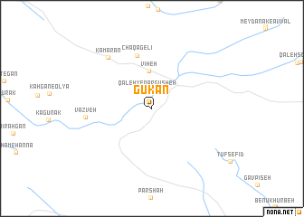 map of Gūkān