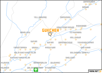 map of Gūkcheh