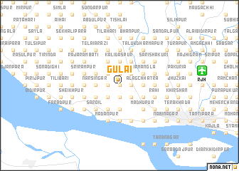 map of Gulāi