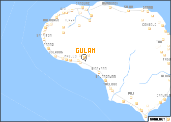 map of Gulam