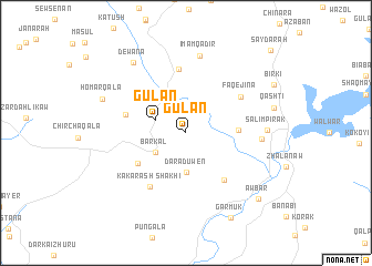 map of Gulān