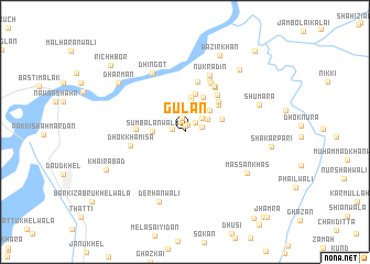 map of Gulān