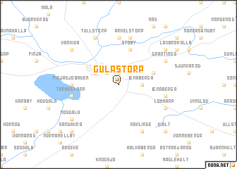 map of Gulastorp