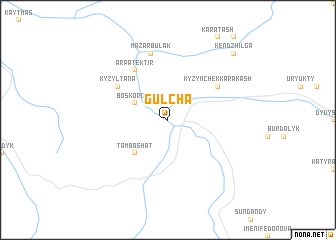 map of Gulʼcha