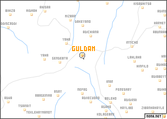 map of Guldam