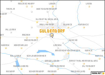 map of Güldendorf