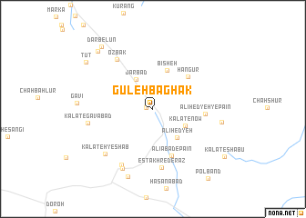 map of Gūleh Bāghak