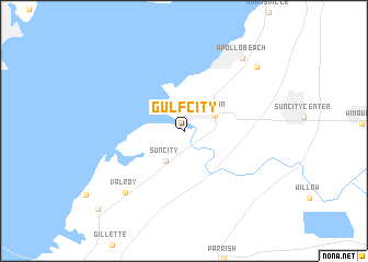 map of Gulf City