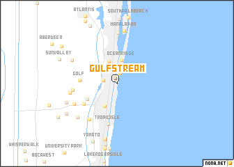map of Gulf Stream