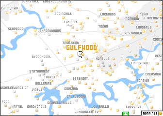 map of Gulfwood