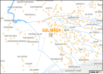 map of Gulī Bāgh
