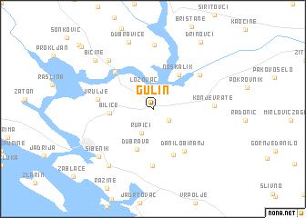 map of Gulin