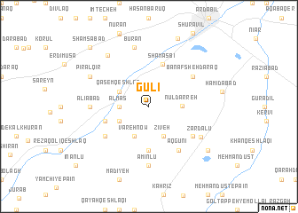 map of Gūlī