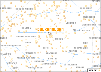 map of Gul Khān Lohr