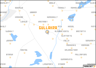 map of Gullåkra