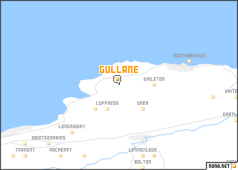 map of Gullane