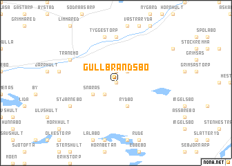 map of Gullbrandsbo