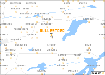 map of Gullestorp