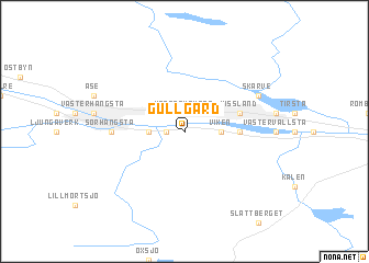 map of Gullgård