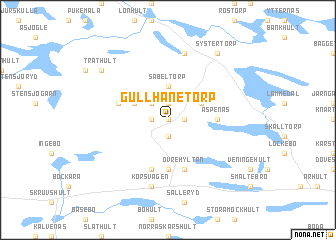 map of Gullhanetorp