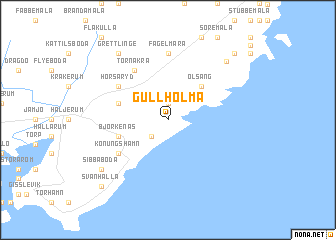 map of Gullholma