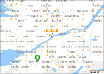 map of Gullö