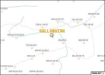 map of Güllübucak