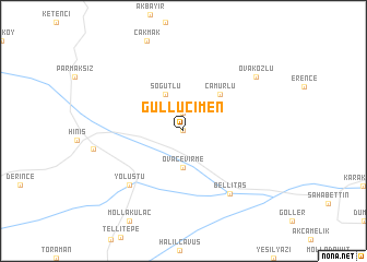 map of Güllüçimen