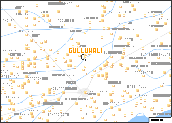 map of Gulluwāli