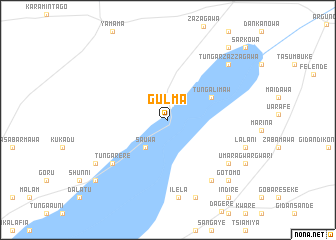 map of Gulma