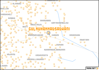 map of Gul Muhammad Sadwāni