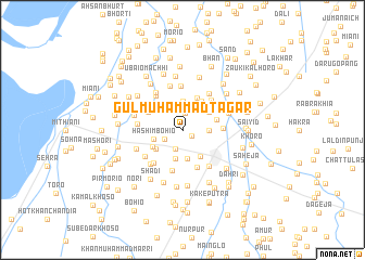 map of Gul Muhammad Tagar