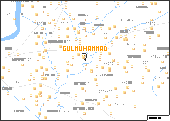 map of Gul Muhammad