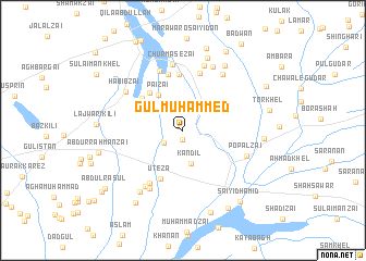 map of Gul Muhammed