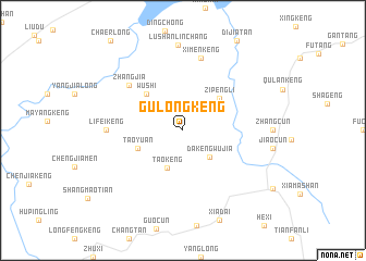 map of Gulongkeng