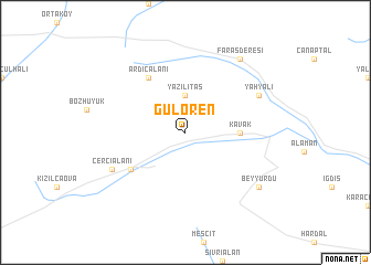 map of Gülören