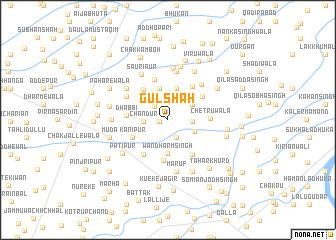 map of Gul Shāh