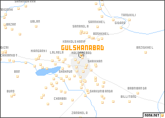 map of Gulshanābād