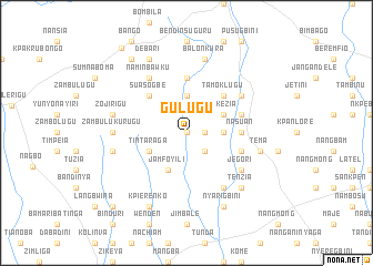 map of Gulugu