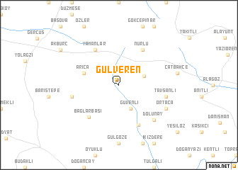 map of Gülveren