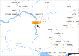 map of Guma Fina