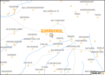 map of Gūmah Khūl