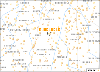 map of Gumalwāla
