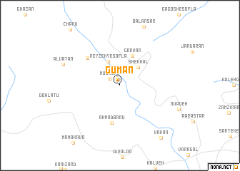 map of Gūmān